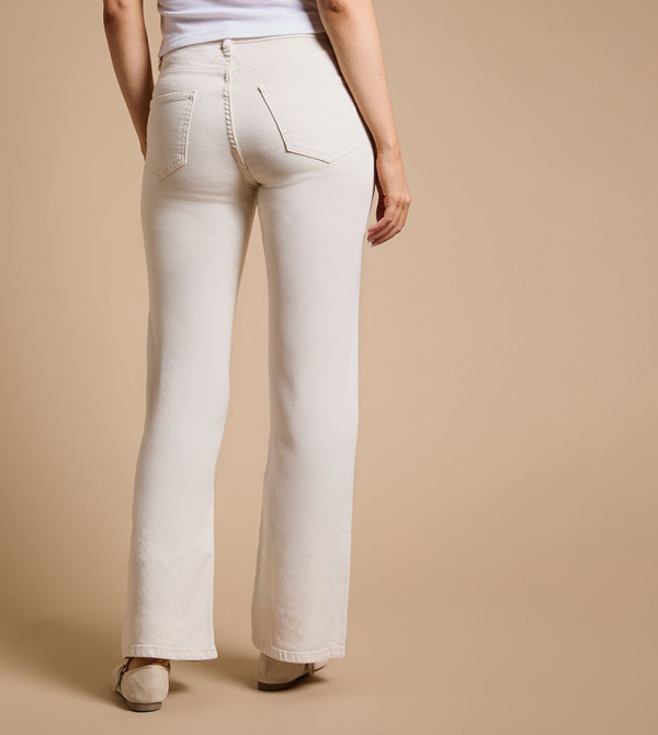 Dorothy Perkins Dorothy Perkins - Beige Straight Jeans