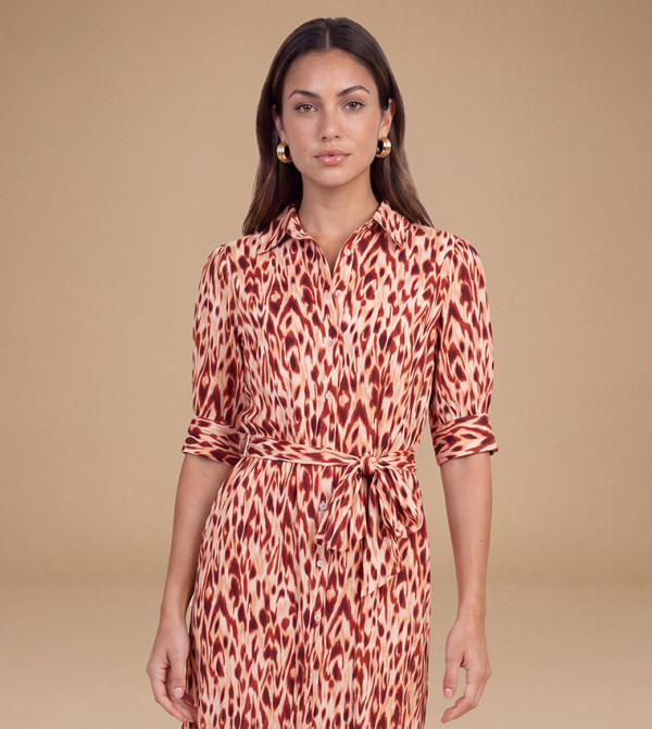 Dorothy Perkins wild-touches - Orange Shirt & T-Shirt Dresses