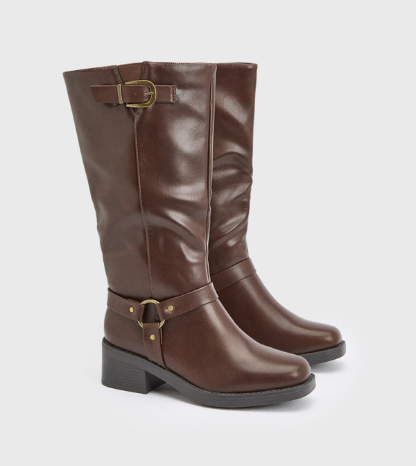 دوروثي بيركينز بوت لمنتصف الساق - بني Mid Calf Boots
