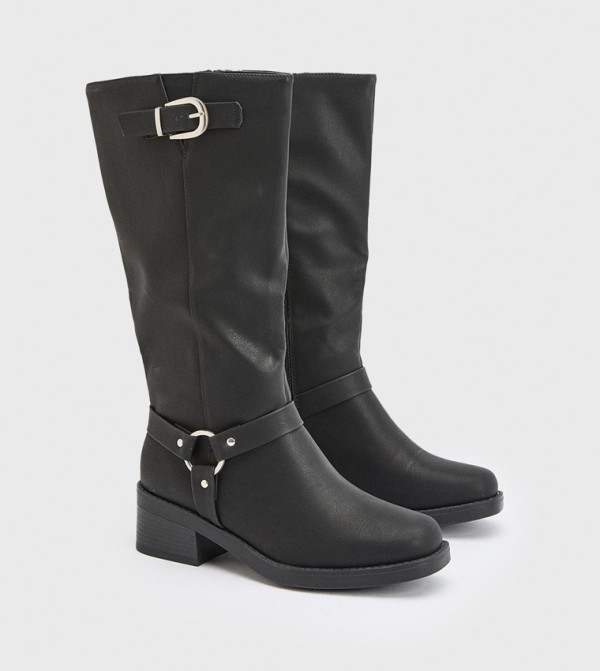 دوروثي بيركينز  بوت لمنتصف الساق - أسود Mid Calf Boots