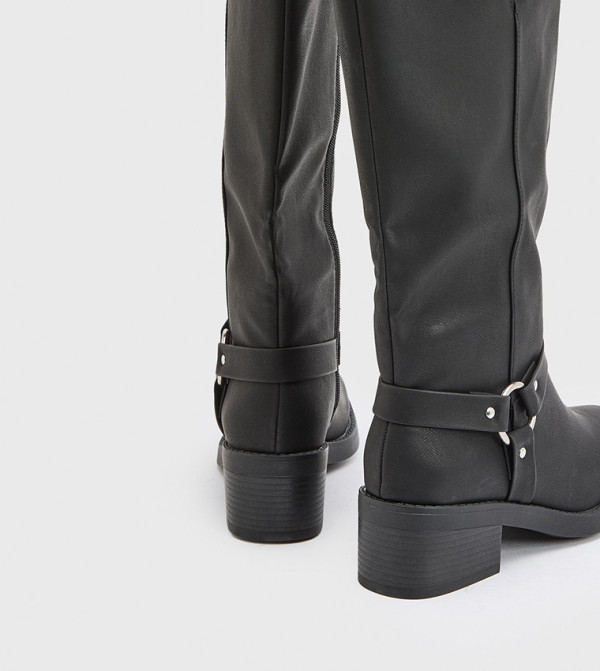 دوروثي بيركينز  بوت لمنتصف الساق - أسود Mid Calf Boots