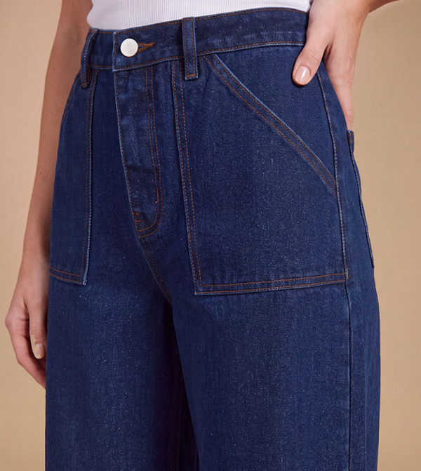 دوروثي بيركينز denim-obsessed - أزرق Wide Leg Jeans