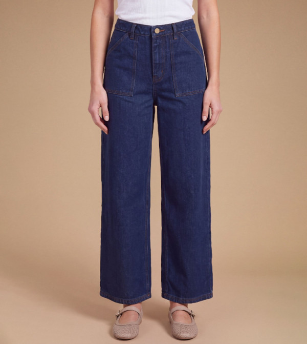 دوروثي بيركينز denim-obsessed - أزرق Wide Leg Jeans