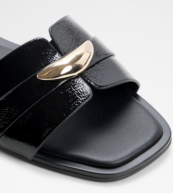 ألدو  الصنادل المسطحة - أسود Flat Sandals