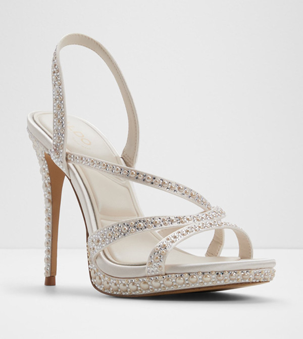 Aldo Aldo - White Flat Sandals