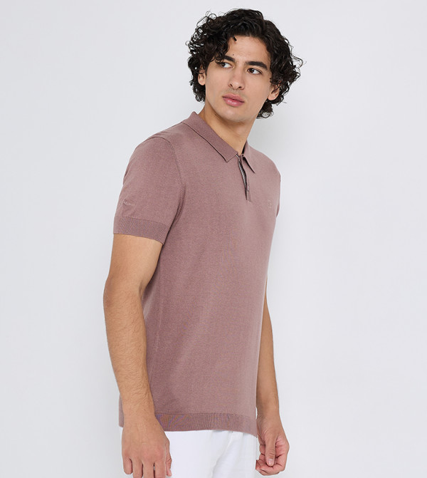 Ben Sherman Ben Sherman - Mauve Polo T-shirts