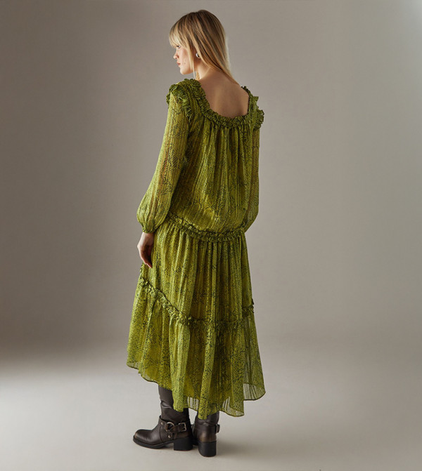 Warehouse - Outlet Warehouse - Outlet - Green Midi Dresses