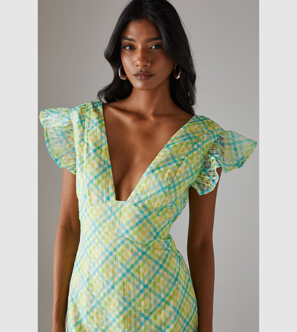 Warehouse - Outlet Warehouse - Outlet - Green Midi Dresses