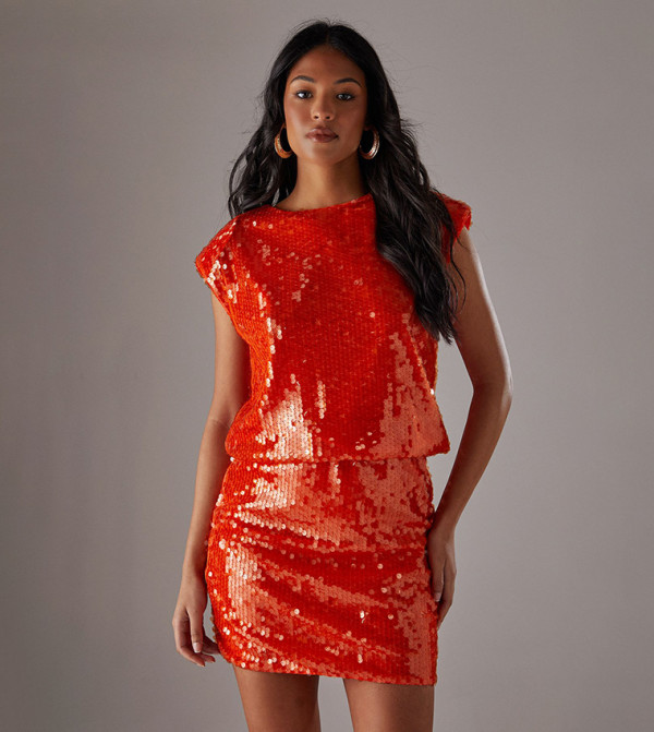 Warehouse - Outlet Warehouse - Outlet - Orange Mini Dresses