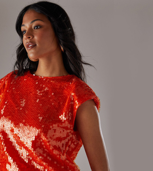 Warehouse - Outlet Warehouse - Outlet - Orange Mini Dresses