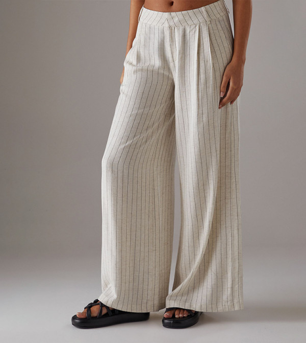 Warehouse - Outlet Warehouse - Outlet - Beige Casual Pants