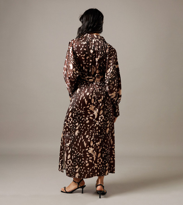 Warehouse - Outlet Warehouse - Outlet - Brown Shirt & T-Shirt Dresses