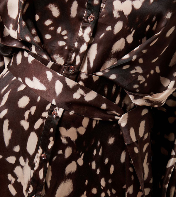Warehouse - Outlet Warehouse - Outlet - Brown Shirt & T-Shirt Dresses