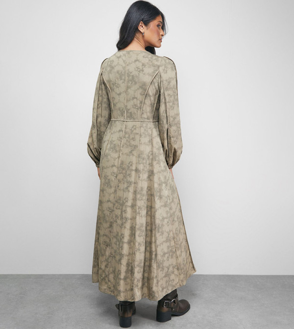 ويرهاوس ويرهاوس - بيج Maxi Dresses