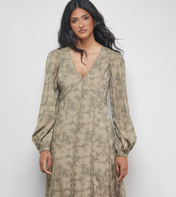 ويرهاوس ويرهاوس - بيج Maxi Dresses