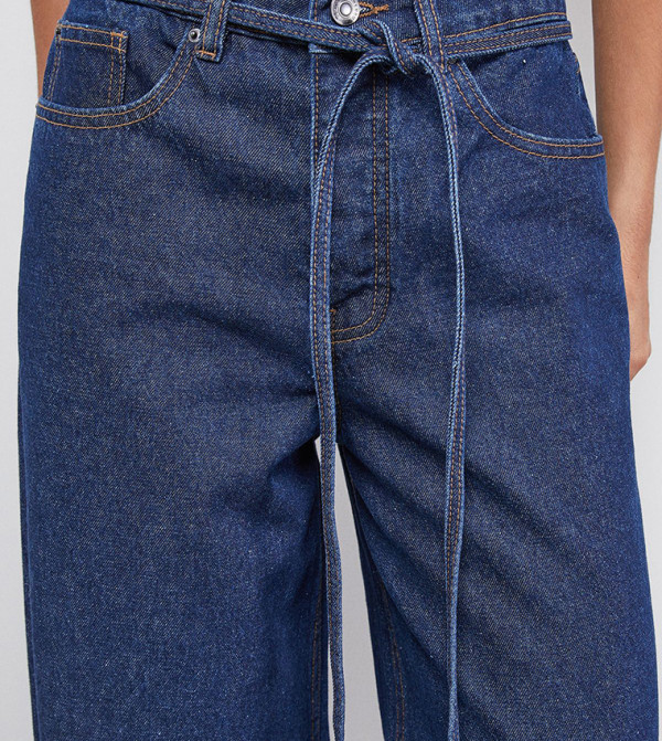 Oasis  denim-obsessed - Indigo Wide Leg Jeans