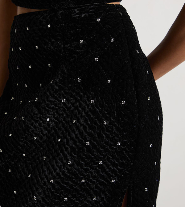 Warehouse Warehouse - Black Midi Skirts