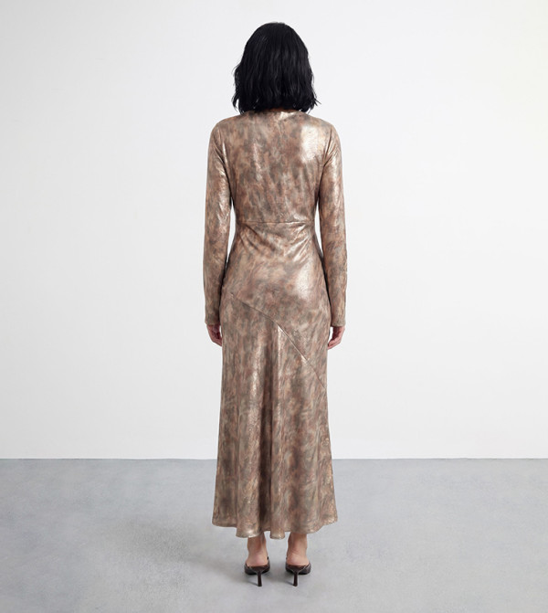 ويرهاوس ويرهاوس - بني  Midi Dresses