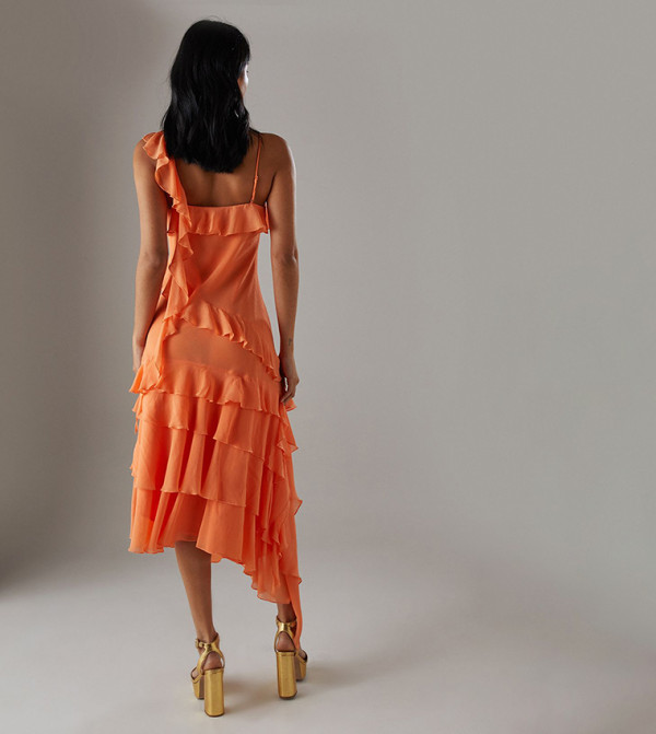 ويرهاوس ويرهاوس - برتقالي  Midi Dresses
