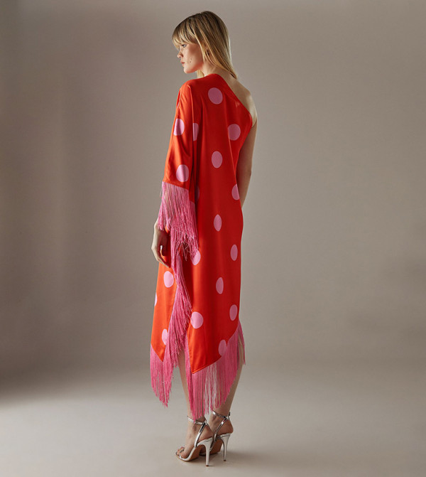 Warehouse Warehouse - Red Midi Dresses