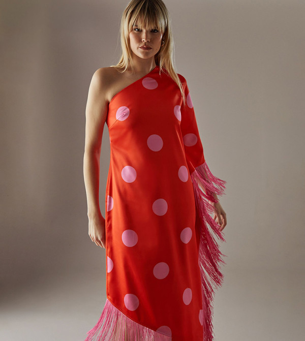 Warehouse Warehouse - Red Midi Dresses