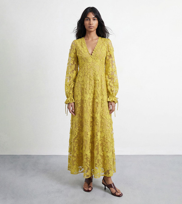 Warehouse Clothing - Yellow Maxi Dresses