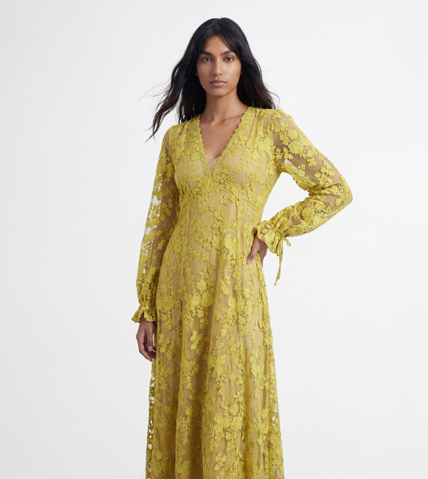 Warehouse Clothing - Yellow Maxi Dresses