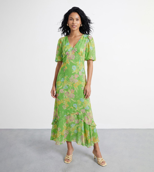 ويرهاوس ويرهاوس - أخضر Midi Dresses