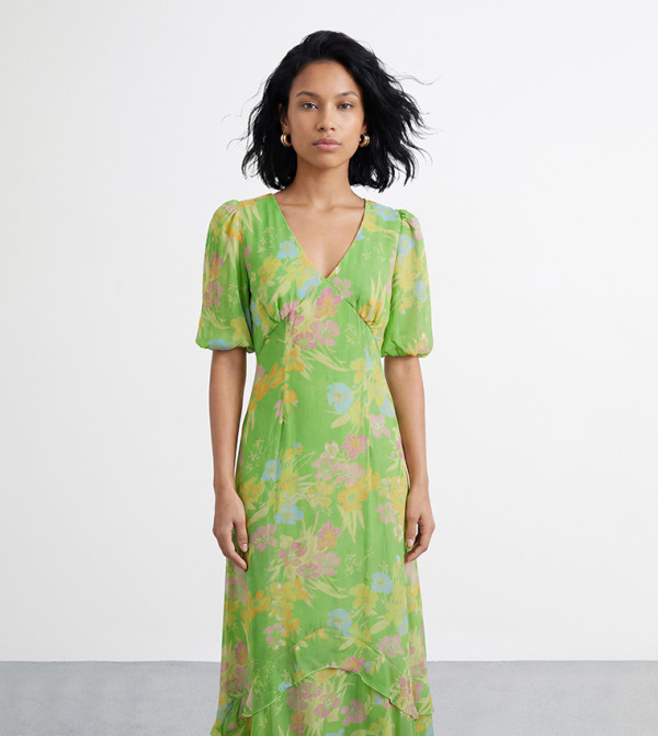 ويرهاوس ويرهاوس - أخضر Midi Dresses