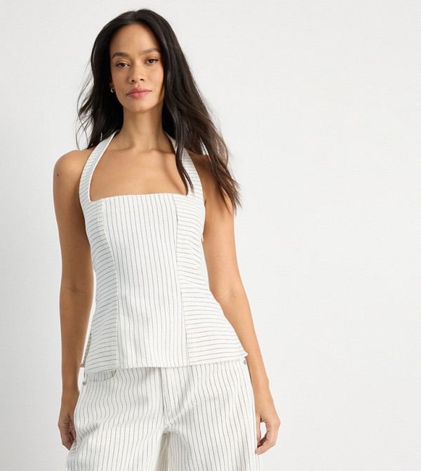 Warehouse Warehouse - White Sleeveless Tops