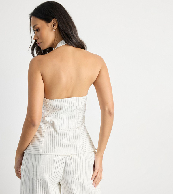 Warehouse Warehouse - White Sleeveless Tops