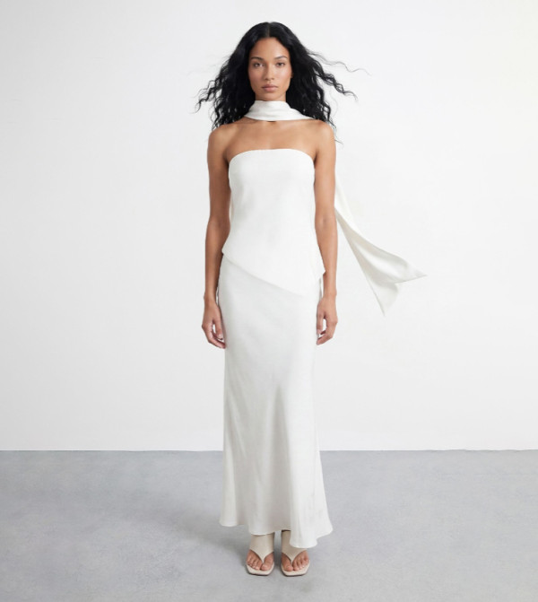 ويرهاوس ويرهاوس - أبيض Midi Dresses