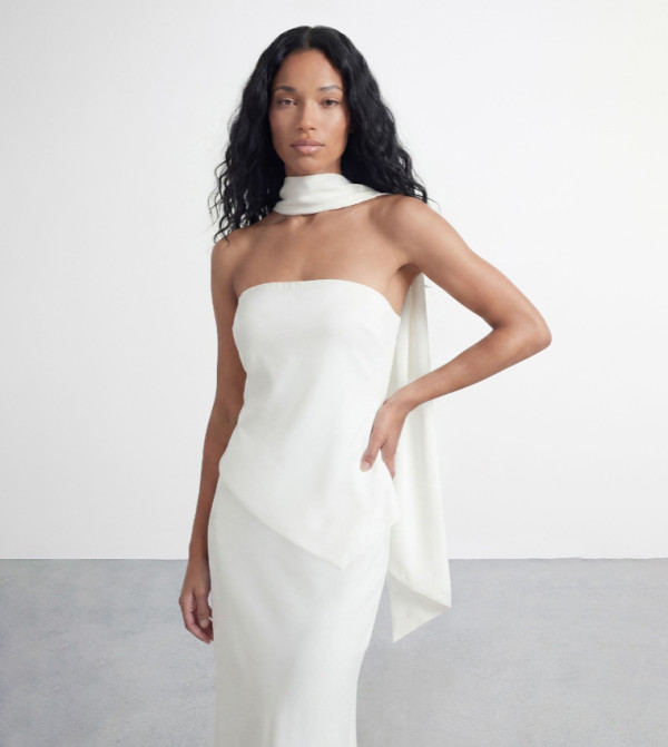ويرهاوس ويرهاوس - أبيض Midi Dresses