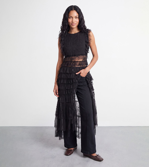 ويرهاوس ويرهاوس - أسود Midi Dresses