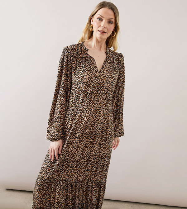 واليس - اوتليت pretty-in-prints-w - أسود فساتين كاجوال