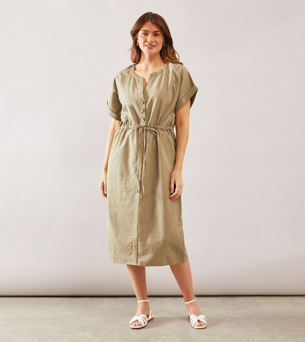 Wallis Wallis - Khaki Midi Dresses