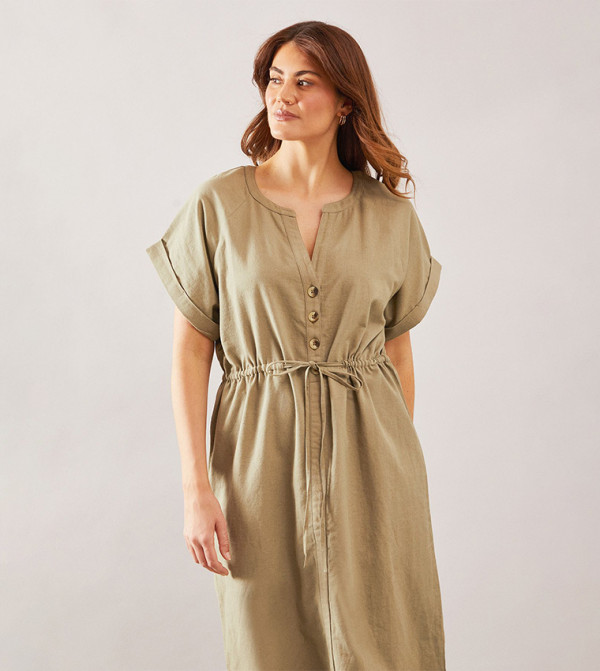 Wallis Wallis - Khaki Midi Dresses