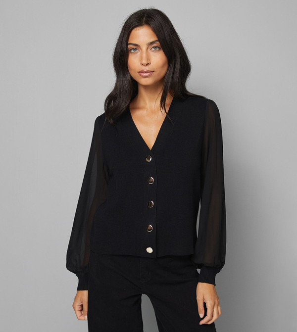 Wallis Sweaters & Cardigans - Black Cardigans