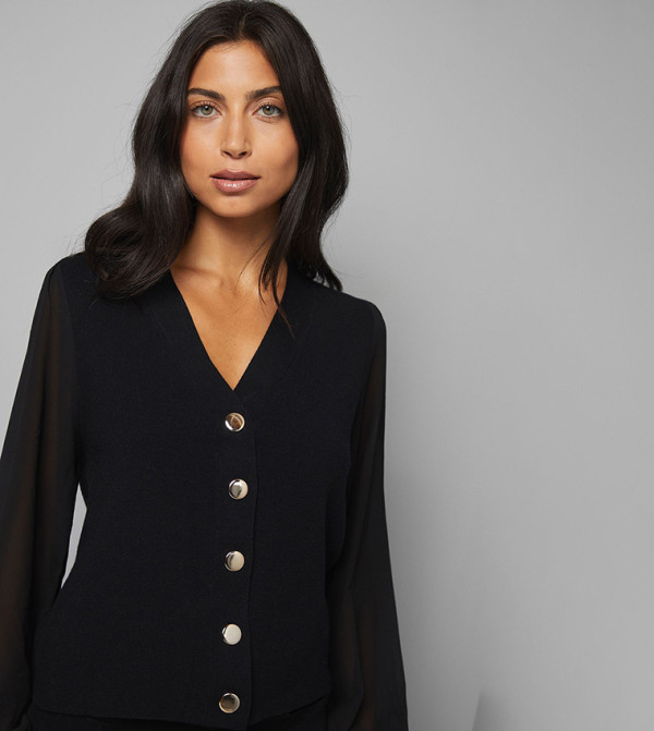 Wallis Sweaters & Cardigans - Black Cardigans