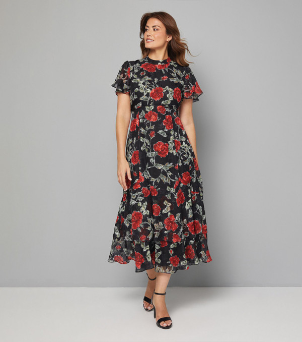 واليس   فساتين - أسود Midi Dresses