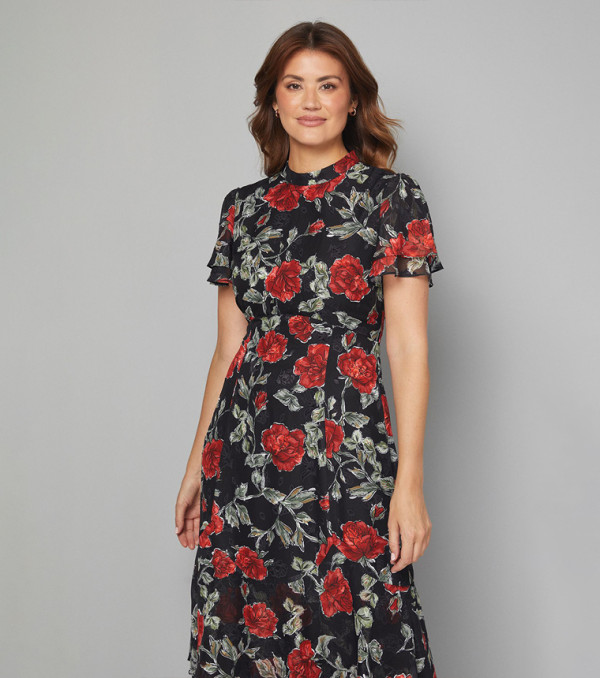 واليس   فساتين - أسود Midi Dresses