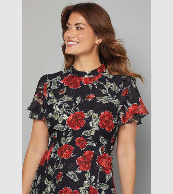 واليس   فساتين - أسود Midi Dresses