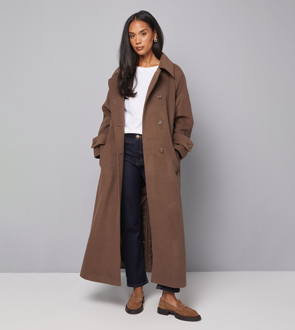 Wallis Wallis - CHOCOLATE Overcoats