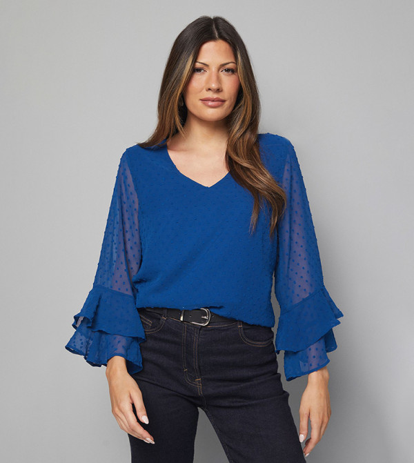 واليس واليس - أزرق Casual Tops