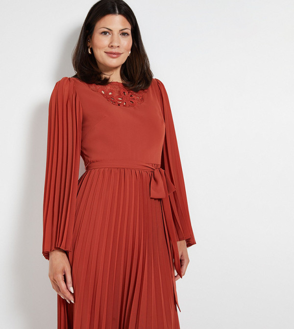 Wallis  - Rust Midi Dresses