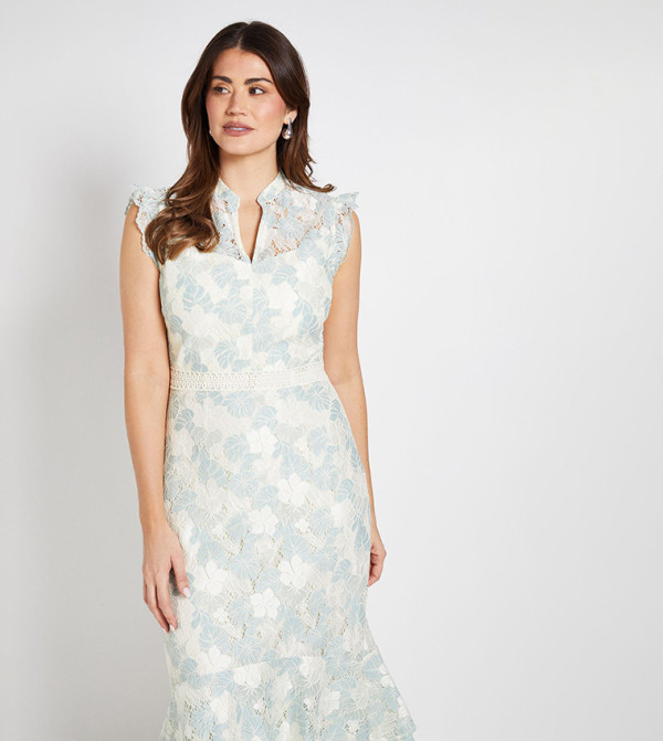 واليس   فساتين -  فاتح  Midi Dresses