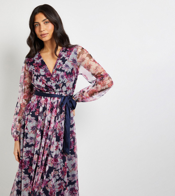 Wallis Wallis - Navy Midi Dresses