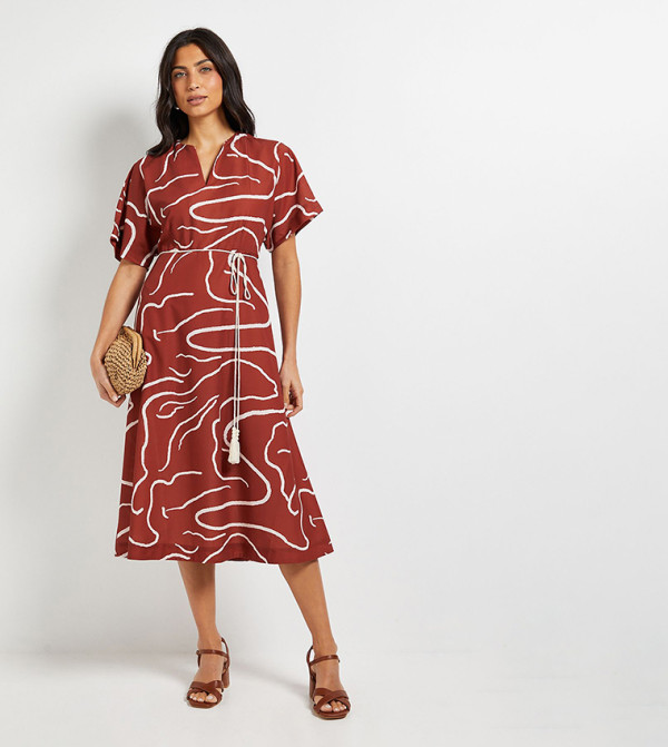 Wallis Wallis - Brown Midi Dresses