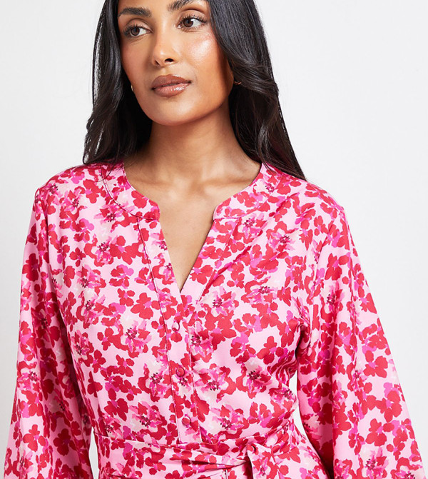 Wallis Wallis - Pink Midi Dresses