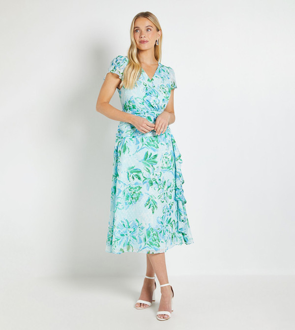واليس واليس - أزرق Midi Dresses